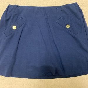 Lilly Pulitzer Navy Madison Skort